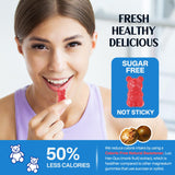Nextdia Magnesium Gummies opened bottle showing gummies inside