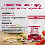 Nextdia Methyl B12 strawberry flavour packaging