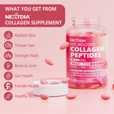 Nextdia Multi-Collagen Supplement bottle with softgels on a white background