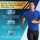 Nextdia Multivitamins for Men gummy with measuring spoon