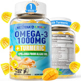 Nextdia Omega-3 Gummies front view with packaging