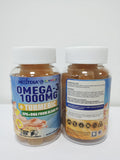 Nextdia Omega-3 Gummies on a wooden table with fresh mango