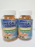 Nextdia Omega-3 Gummies showcasing mango flavour gummies