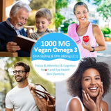 Nextdia Omega-3 Gummies with a glass of water