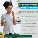 Nextdia Omega-3 Gummies with a measuring spoon