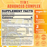Nextdia Organic D3 K2 Gummies side view showing packaging