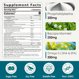 Nextdia Phosphatidylserine Gummies 300mg side view with nutritional information