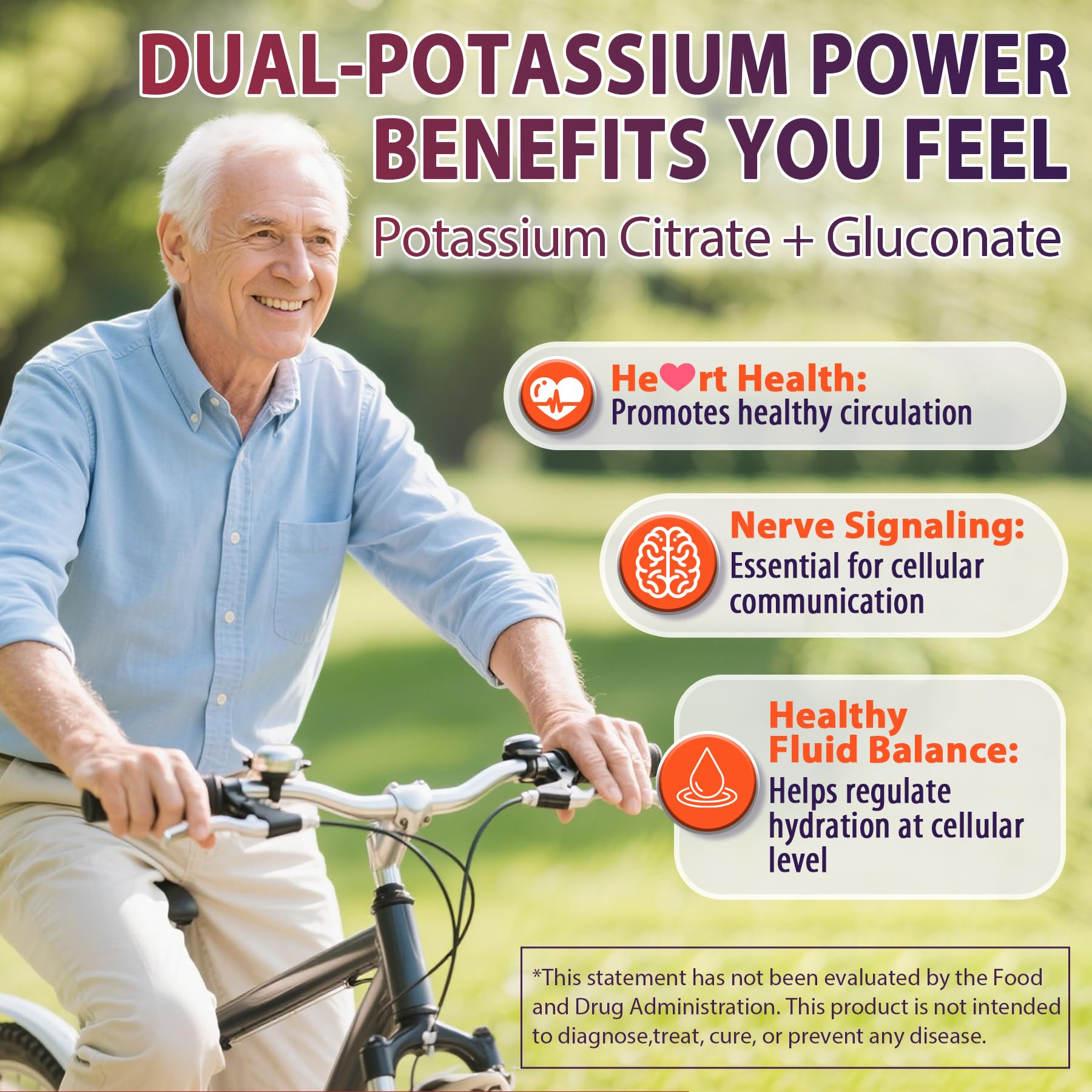 Nextdia Potassium Gummies 1200mg ingredients list