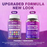 Nextdia Resveratrol Gummies 1500mg close-up of gummies