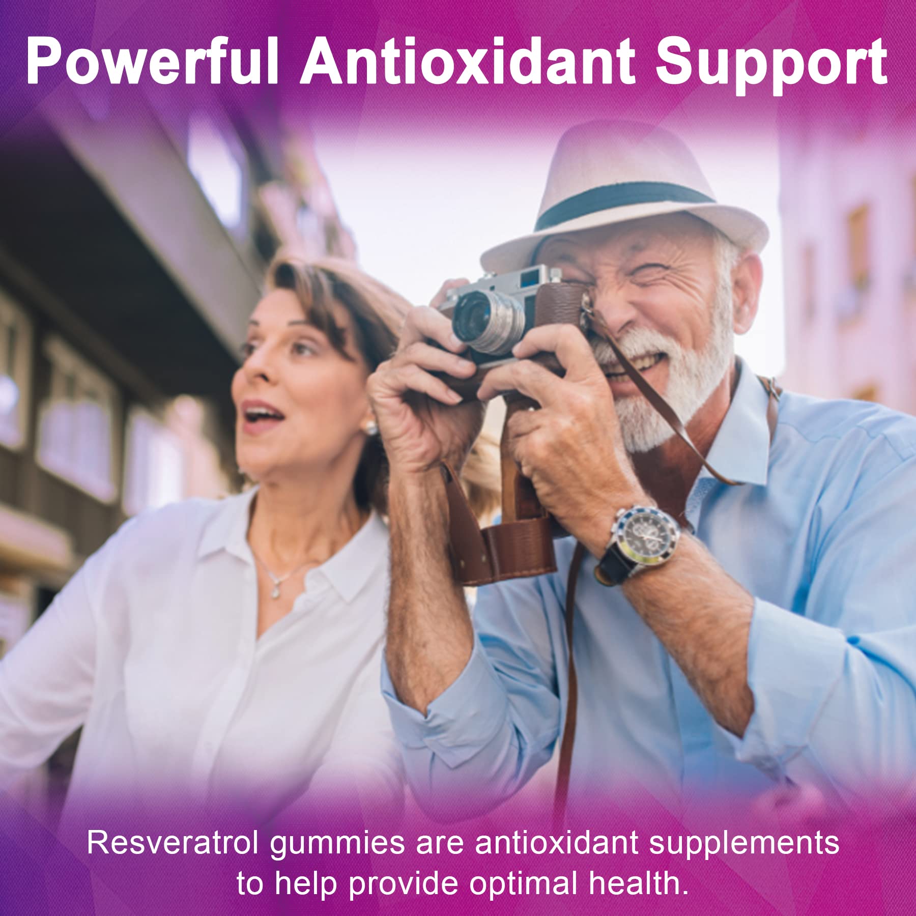 Nextdia Resveratrol Gummies 1500mg displayed on a wooden table