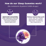 Nextdia Sleep Gummies bottle with a measuring spoon