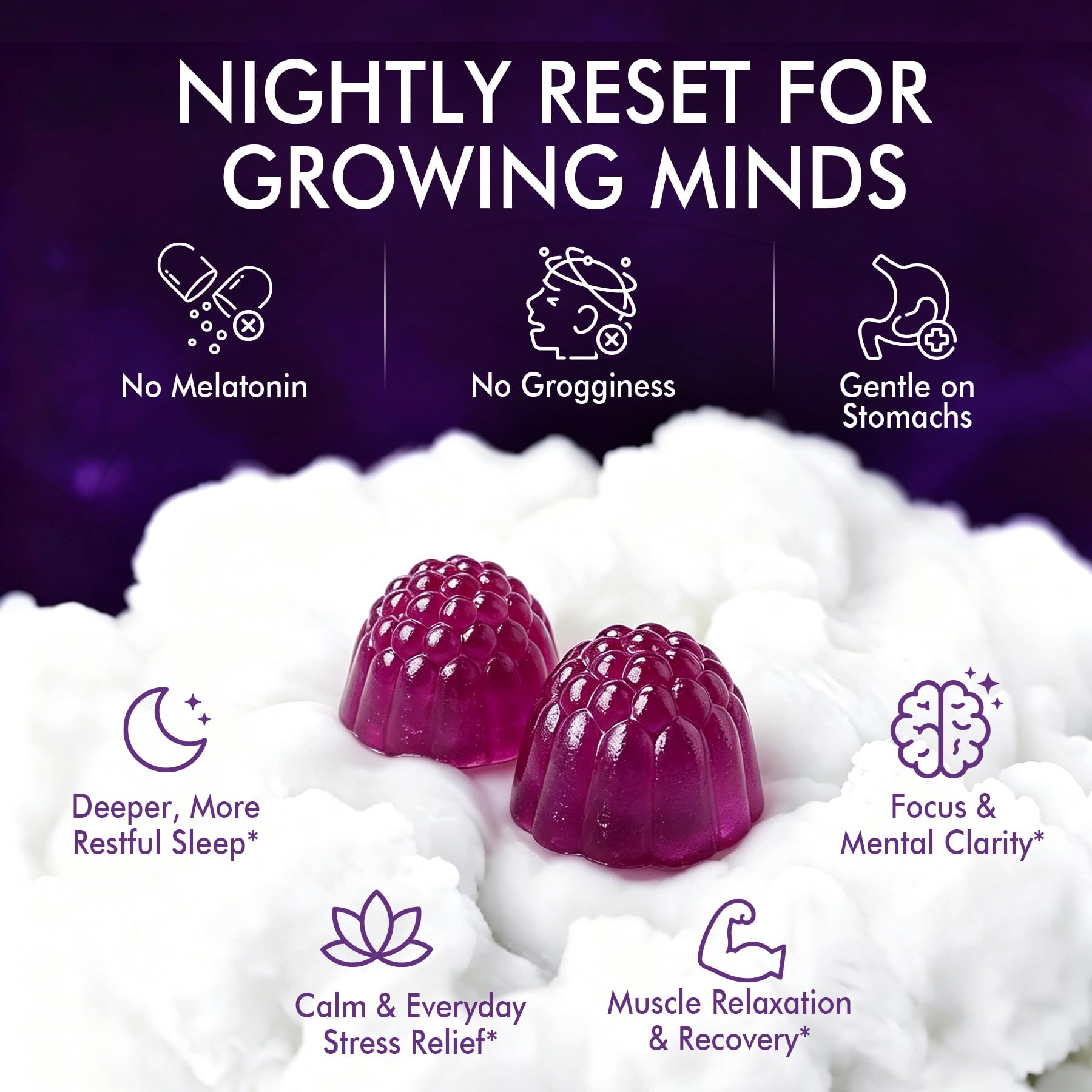 Nextdia Sleep Gummies for Kids & Teens nutritional information