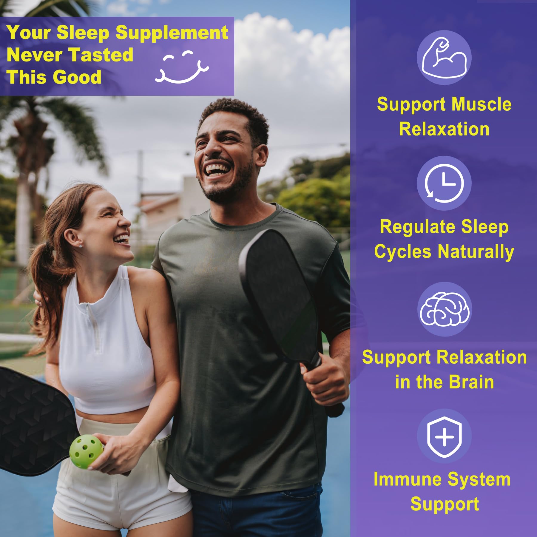 Nextdia Sleep Gummies with herbal extracts background