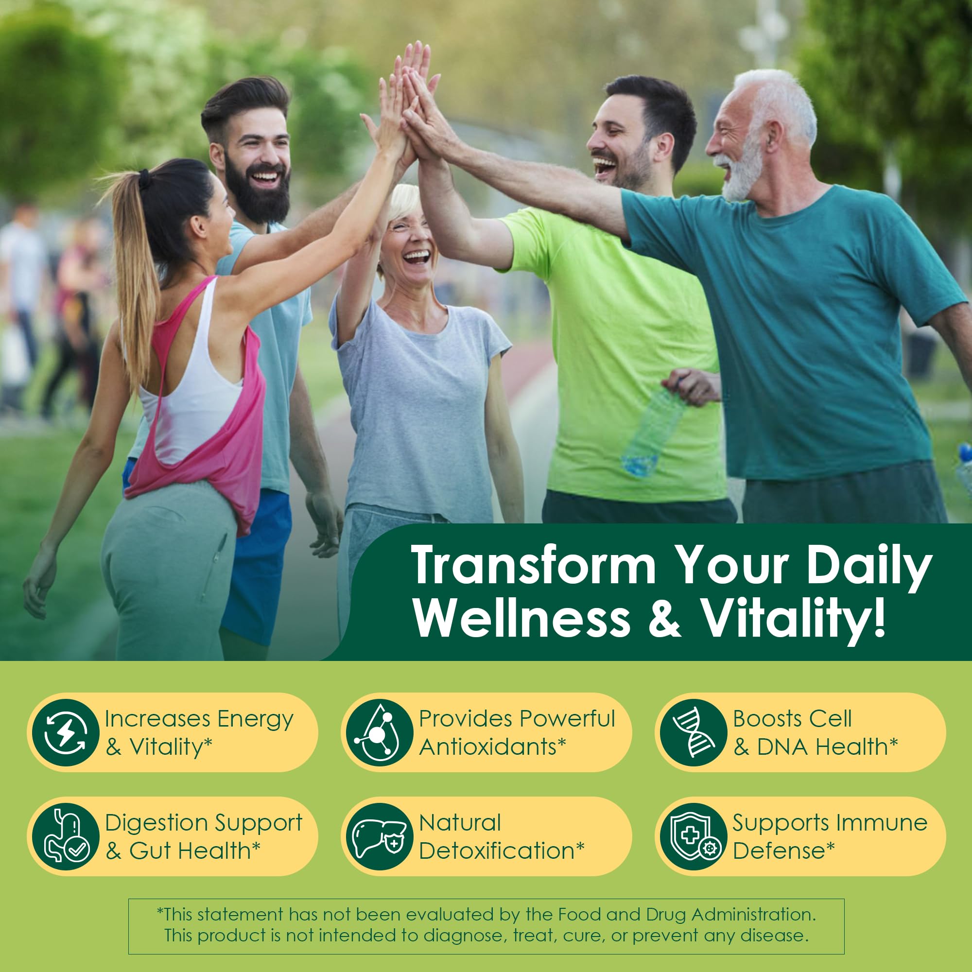 Nextdia Spirulina & Chlorella Gummies lifestyle scene