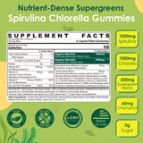 Nextdia Spirulina Chlorella Gummies packaging side view