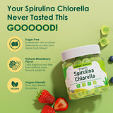 Nextdia Spirulina & Chlorella Gummies with fresh greens