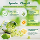 Nextdia Spirulina Chlorella Gummies with mixed blueberry flavour