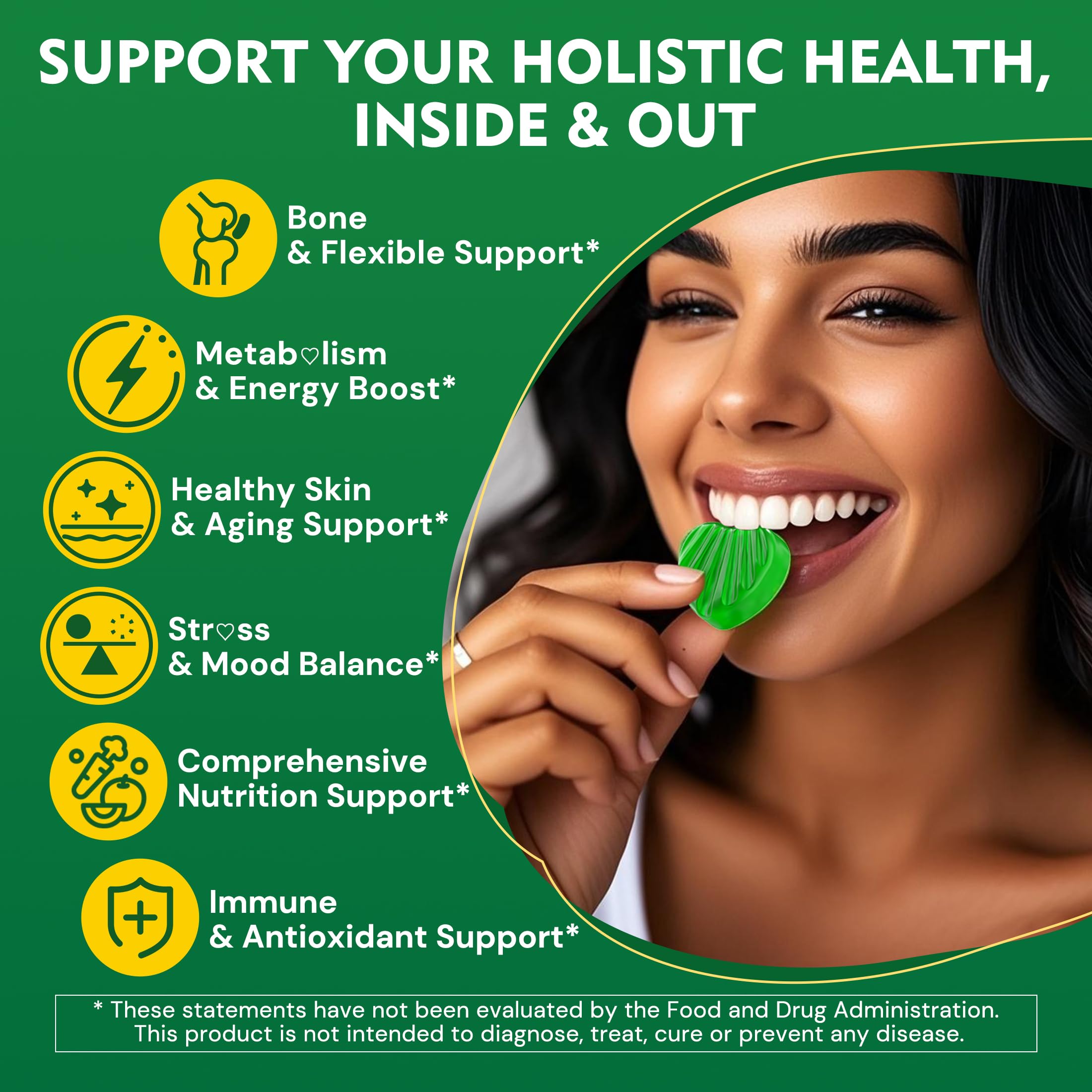 Nextdia Spirulina Moringa Gummies in a lifestyle setting