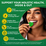 Nextdia Spirulina Moringa Gummies in a lifestyle setting