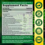 Nextdia Spirulina Moringa Gummies packaging side view