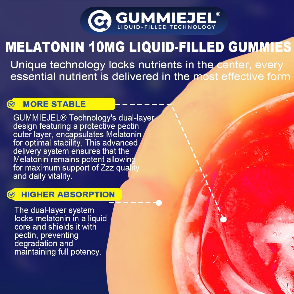 Nextdia Sugar Free Melatonin Gummies 10mg on a nightstand