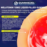 Nextdia Sugar Free Melatonin Gummies 10mg on a nightstand