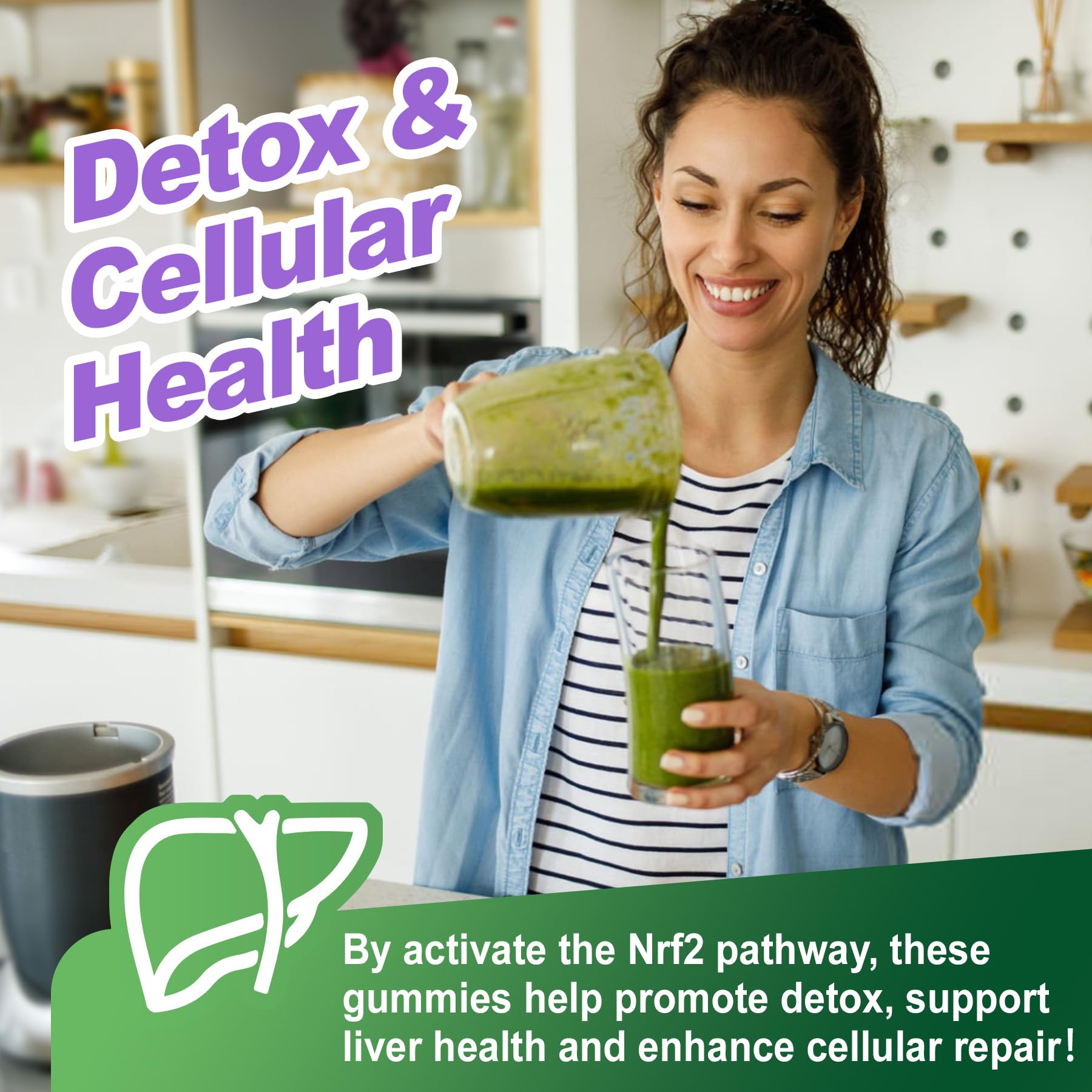 Nextdia Sulforaphane Gummies in a bowl for serving