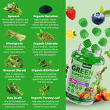Nextdia Super Greens + Multivitamin Gummies grape flavour