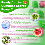 Nextdia Super Greens + Multivitamin Gummies on a table
