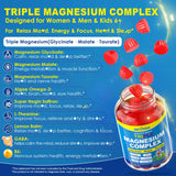 Nextdia Triple Magnesium Complex Gummies 500mg jar on a kitchen counter