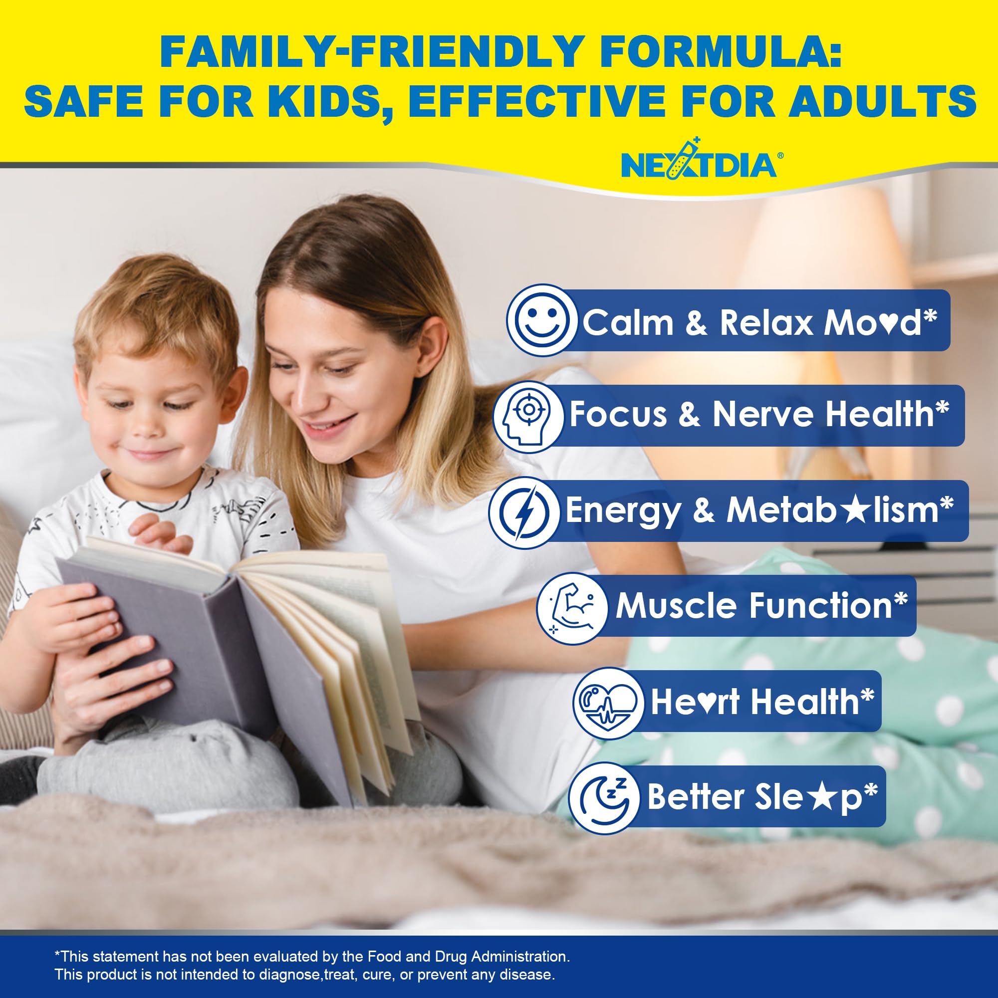 Nextdia Triple Magnesium Complex Gummies with fresh raspberries