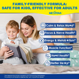 Nextdia Triple Magnesium Complex Gummies with fresh raspberries