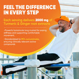 Nextdia Turmeric Ginger Complex 2000mg close-up of capsules