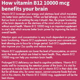 Nextdia Ultra-Strength Vegan Vitamin B12 10,000 mcg tablet with fresh strawberries