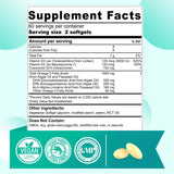 Nextdia Vegan Omega 3 Supplement 1000mg side view