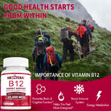 Nextdia Vitamin B12 Methyl 10000mcg tablet side view