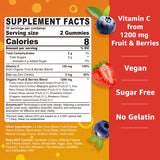Nextdia Vitamin C Gummies orange flavour gummies close-up