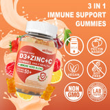 Nextdia Vitamin D3 Gummies back view with ingredients list