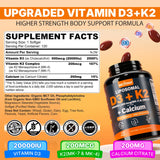 Nextdia Vitamin D3 & K2 Softgels 20,000 IU packaging