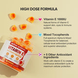 Nextdia Vitamin E Gummies 1000IU with CoQ10 and Omega-3