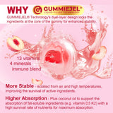 Nextdia Women's Multivitamin Gummies with measuring spoon