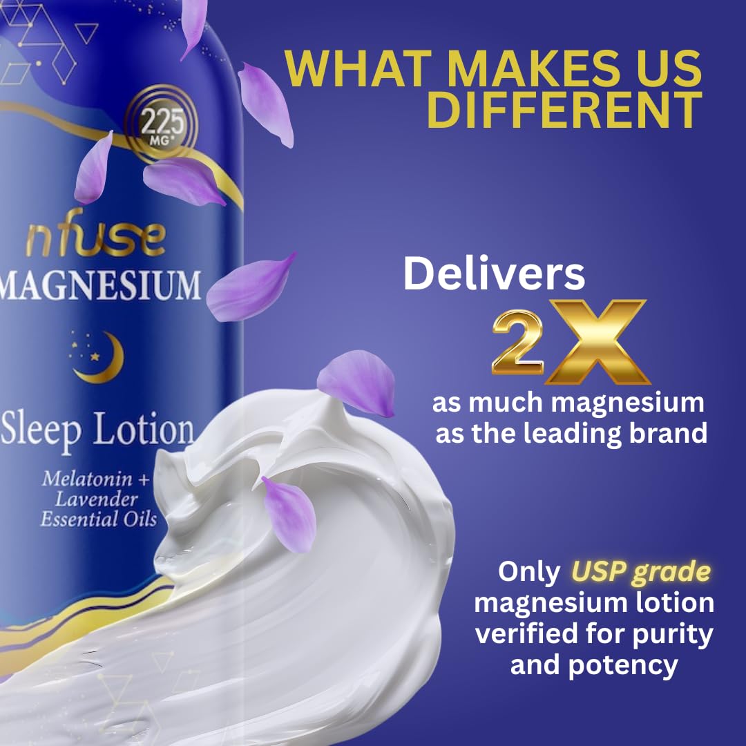 nfuse Magnesium Lotion pump close-up