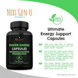 NGU Next Gen U Chlorella Capsules back view with ingredient list