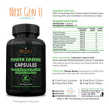 NGU Next Gen U Chlorella Capsules packaging dimensions
