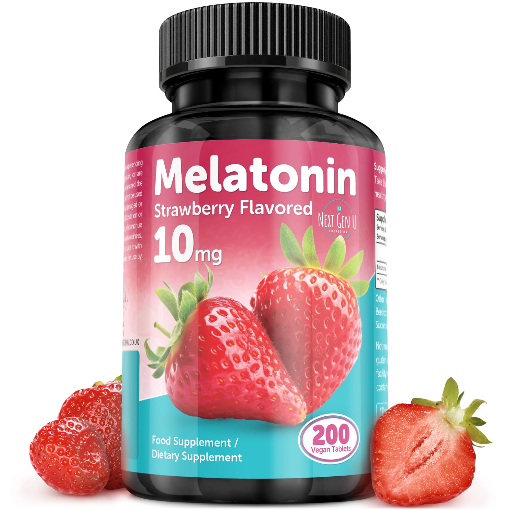 NGU Next Gen U Melatonin Sleep Supplement 10mg tablets front view