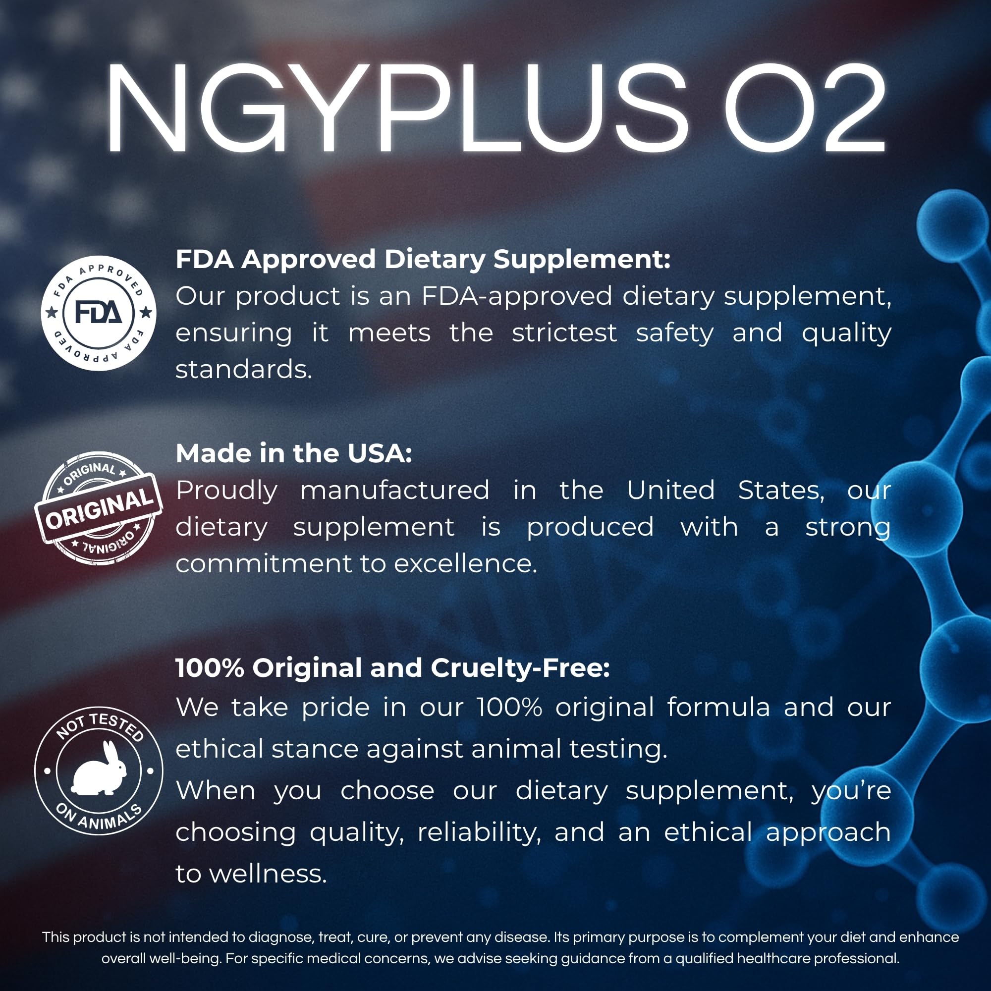 NGYPLUS Liquid Supplement 41g close-up of bottle