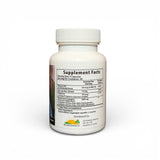 NHS Global Prostate Miracle Advanced Formula capsules on a wooden table