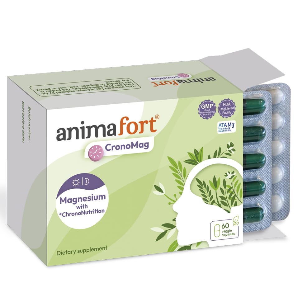 NIAM Laboratorios Animafort CronoMag 120 capsules front view