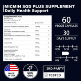 NICMIN Antioxidant Supplement side view showing capsule