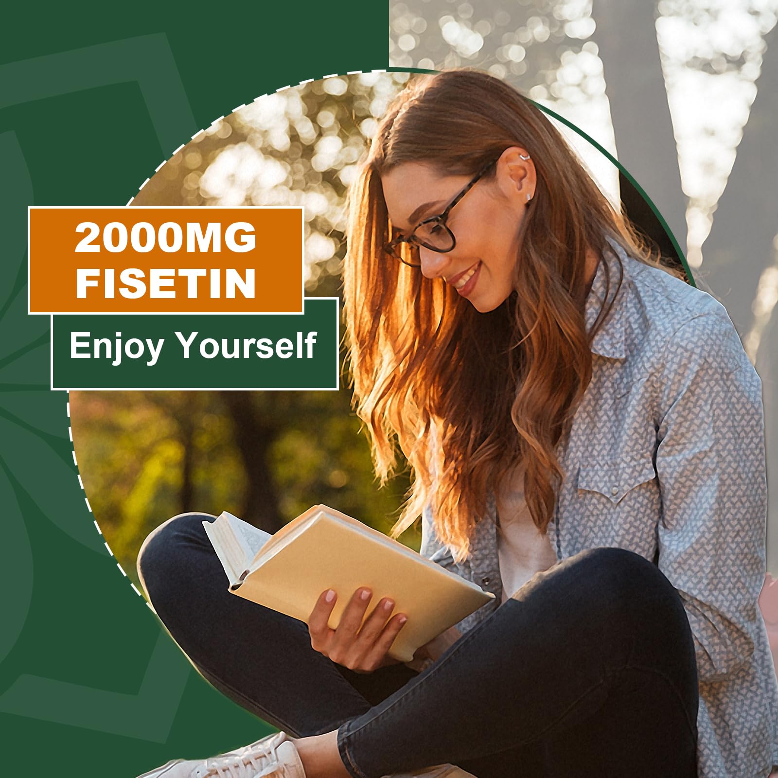 NICMIN Fisetin Supplement 2000mg packaging details